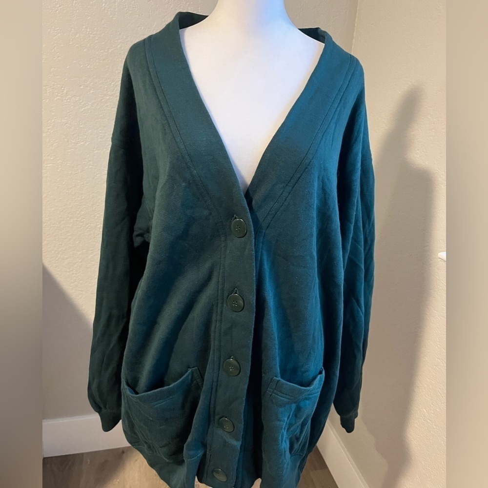VINTAGE Green Academia Sweater